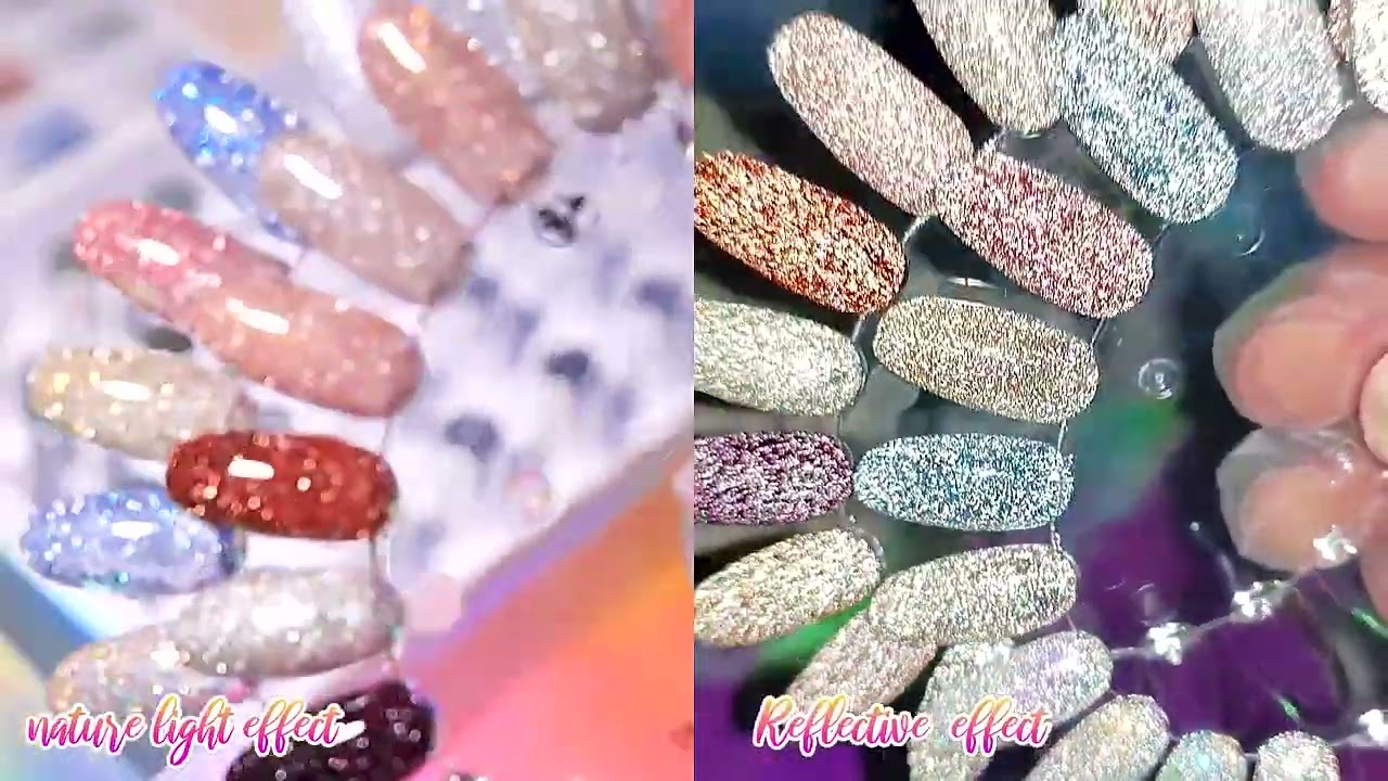 JTING 24 Color Reflective UV Gel Collection Custom Brand Formulation