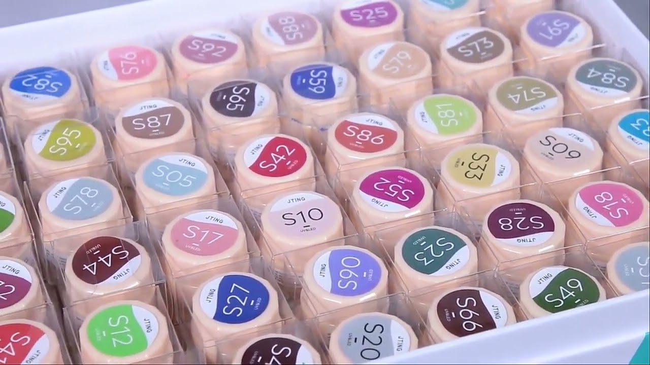 JTING 98 Color Canned Nail Polish Gel