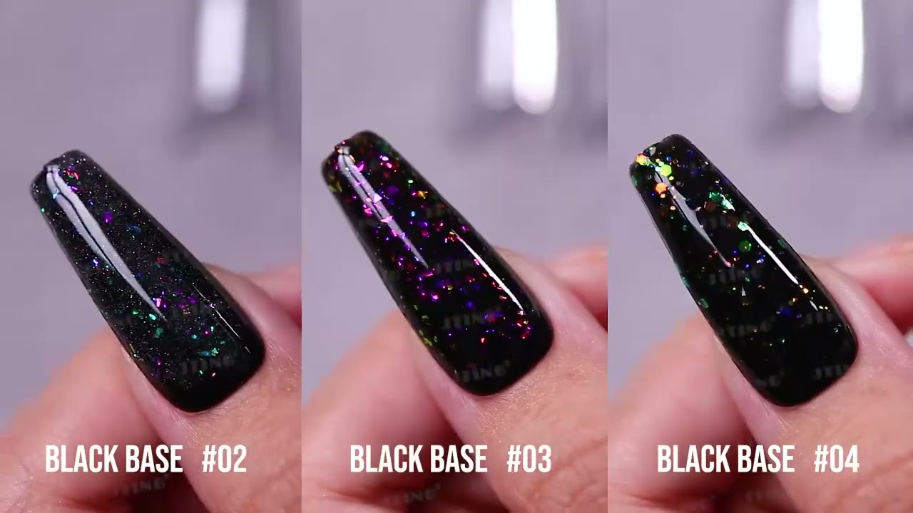 JTING 4-Color Glitter Top Coat Gel | Premium Brand Development Partner