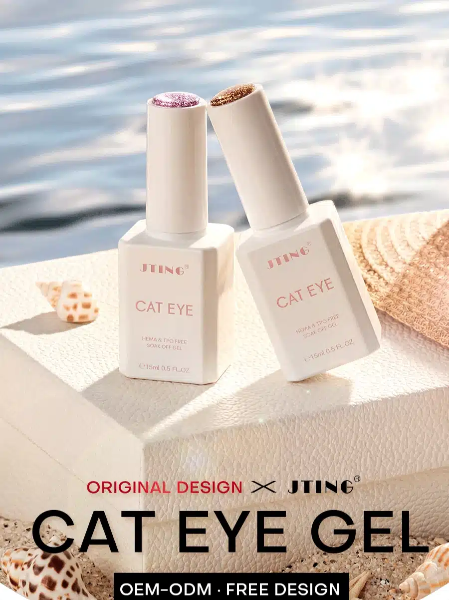 9D Velvet Cat Eye Gel Series, Shifting Magnetic Gel Polish by JTING NAIL