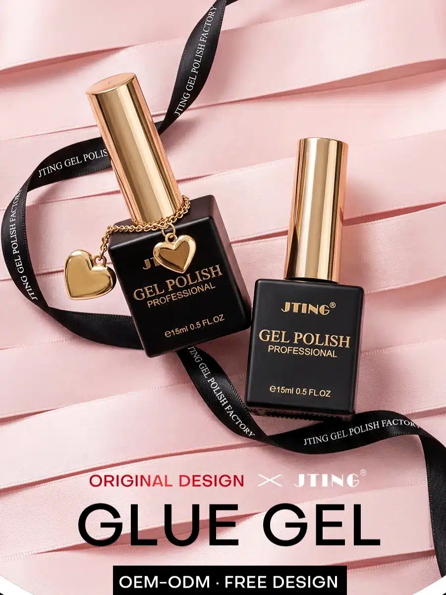 Solid Nail Glue Gel Series, UV Adhesive for Soft Gel Tips by JTING NAIL