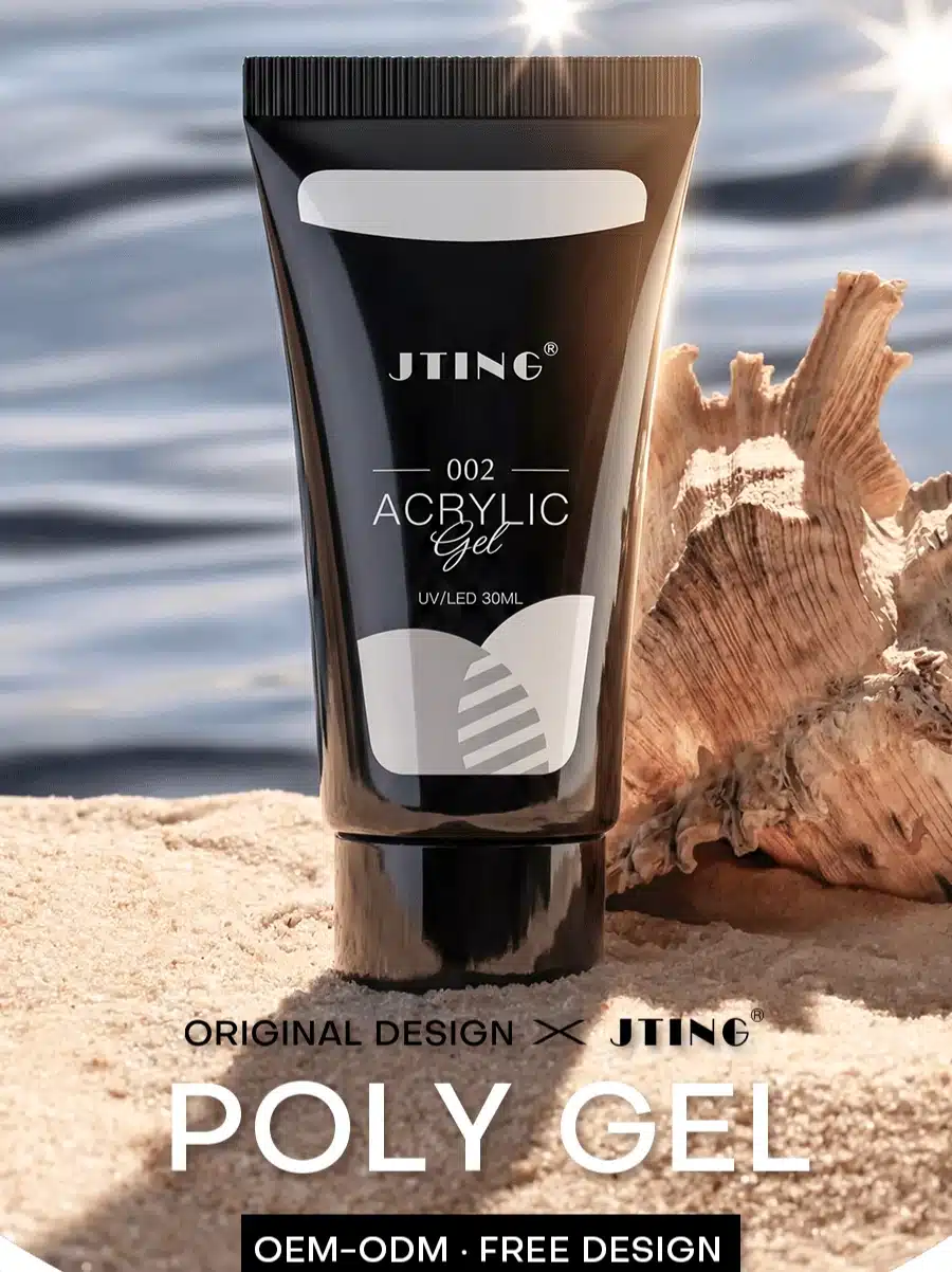 Odorless Poly Gel System, Lightweight Hybrid Acrylic Extension Gel by JTING NAIL