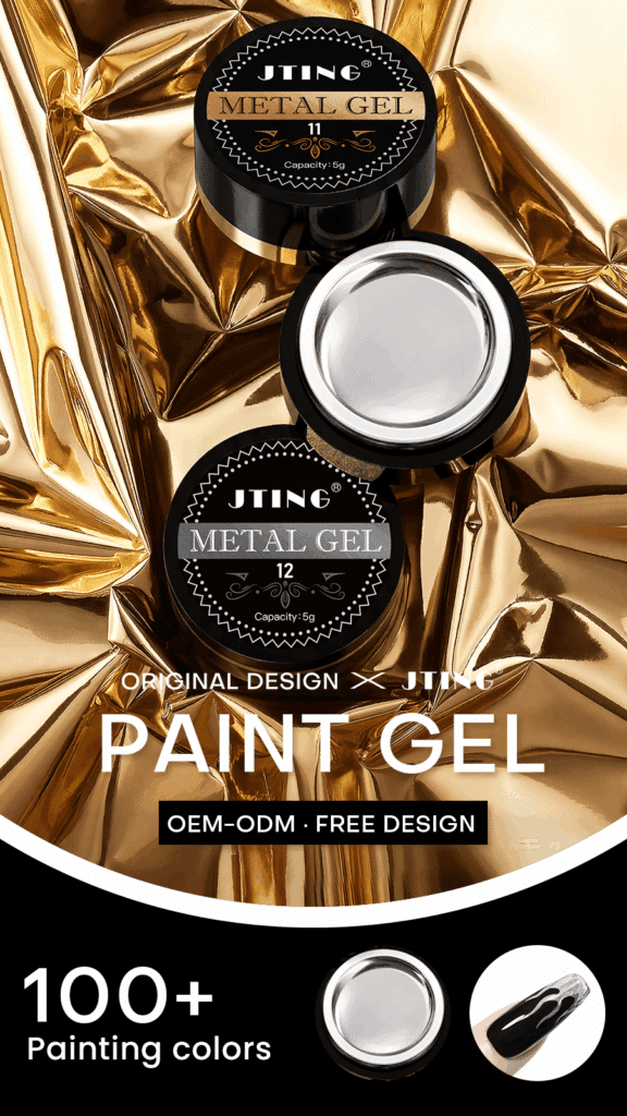 JTING NAIL High-pigment Painting Gel for 3D Art, Long-wear Salon-grade Supply.