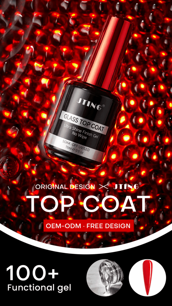 JTING NAIL Long-lasting Top Coat and Base Coat Set, Salon-grade Essentials.