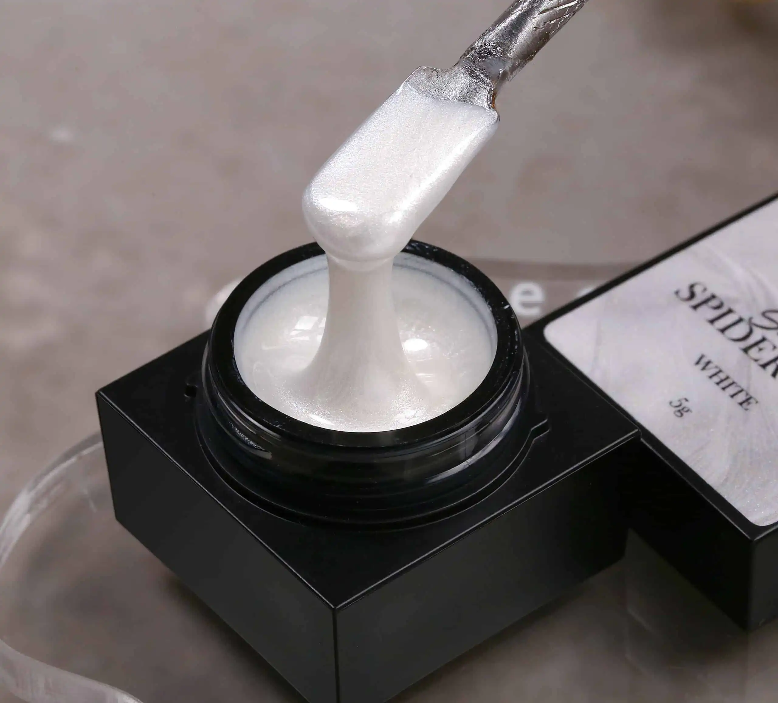 4-step simplified professional workflow for non-stick solid extension gel.