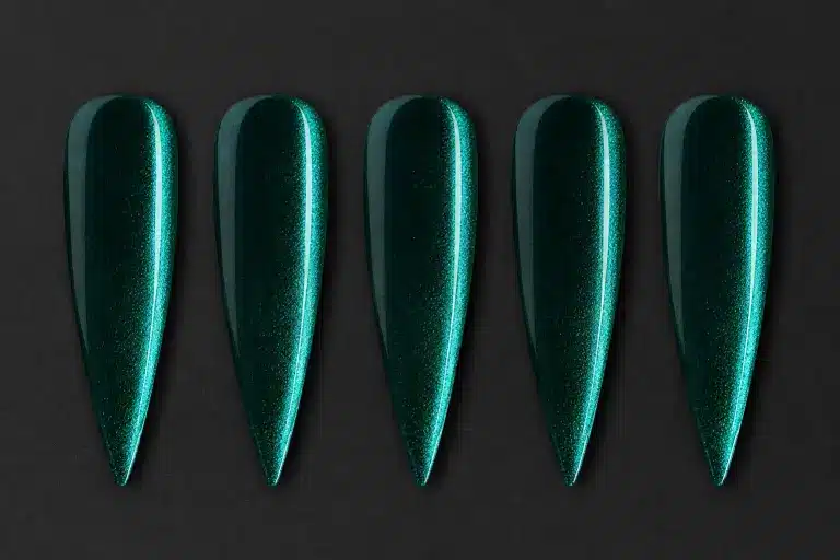 Cat eye gel polish side light magnetic effect nail swatches