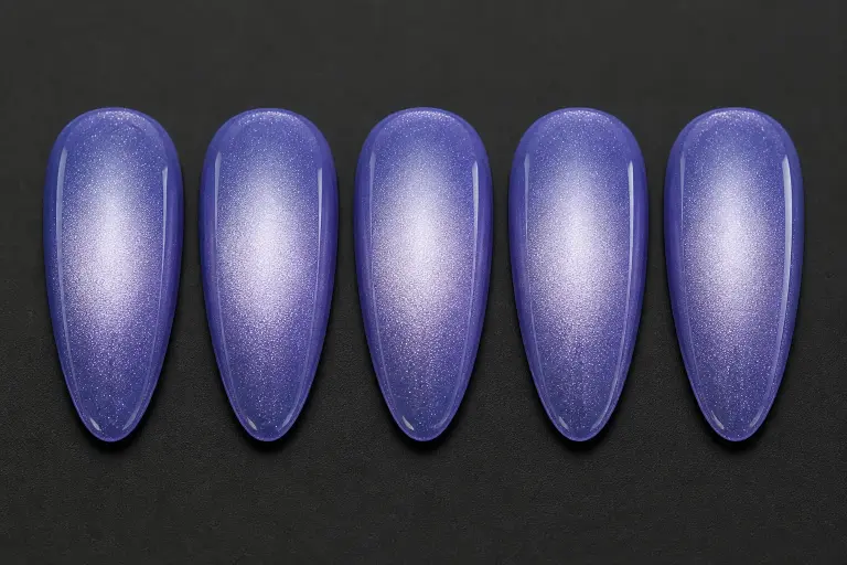 Velvet cat eye gel polish soft magnetic effect nail swatches