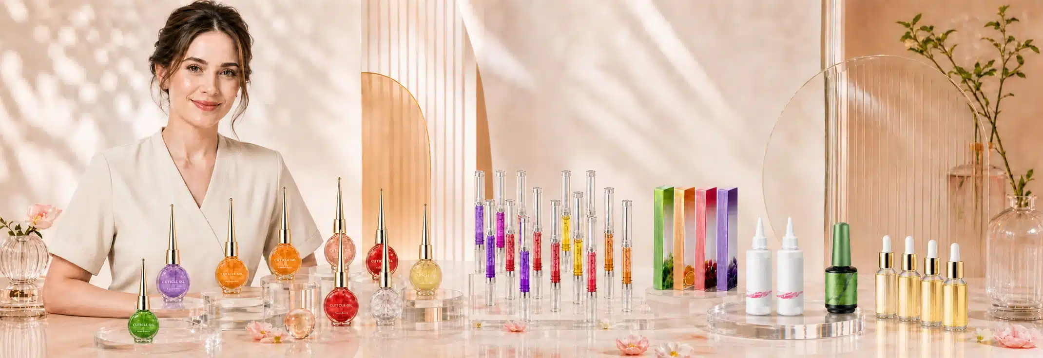 JTING wholesale nail care products including cuticle oils, cuticle oil pens, gel remover and brush cleaning oil