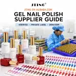 JTING gel nail polish supplier guide featuring branded products color swatches and factory quality inspection